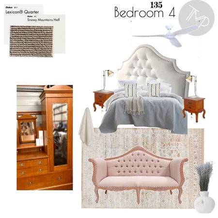 135 Bedroom 4 Interior Design Mood Board by Emily Mills on Style Sourcebook