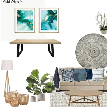 Blue green neutral lounge Interior Design Mood Board by Nicole_Peters_Style on Style Sourcebook