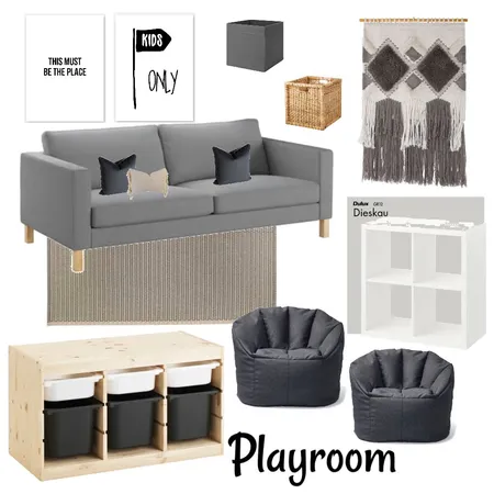 Playroom Interior Design Mood Board by HuntingForBeautBargains on Style Sourcebook
