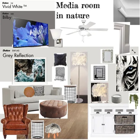 Module 9 Media room Interior Design Mood Board by astaskasta on Style Sourcebook