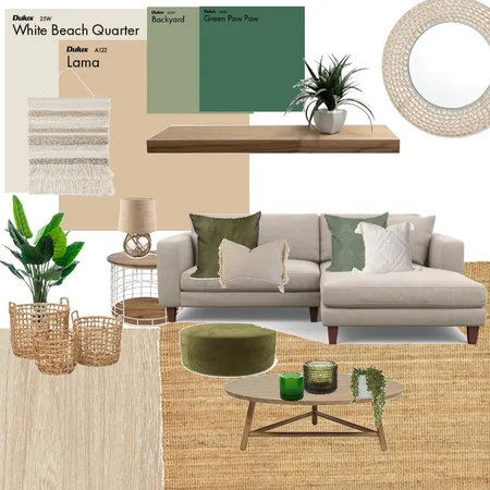 Neutral + Greens Interior Design Mood Board by Nicole_Peters_Style on Style Sourcebook