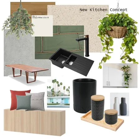 New Kitchen Concept Interior Design Mood Board by Hope Interior Styling on Style Sourcebook