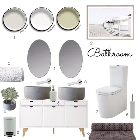 Sam Ellis Module 9 bathroom Interior Design Mood Board by samellis on Style Sourcebook