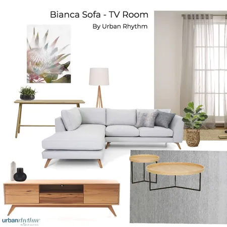 Bianca Sofa - TV Room Interior Design Mood Board by Urban Rhythm on Style Sourcebook