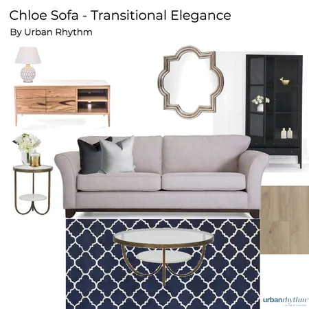 Chloe Sofa - Transitional Elegance Interior Design Mood Board by Urban Rhythm on Style Sourcebook