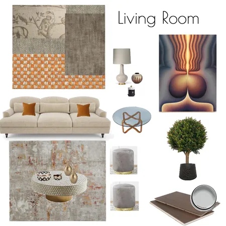 Living Room Interior Design Mood Board by MCINTERIORS on Style Sourcebook