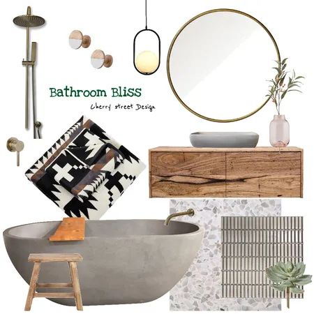 Bathroom Bliss Interior Design Mood Board by EKT on Style Sourcebook