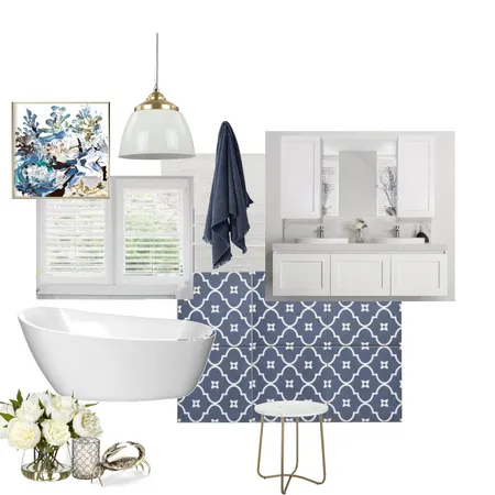 Master Bathroom V4 Interior Design Mood Board by aphraell on Style Sourcebook
