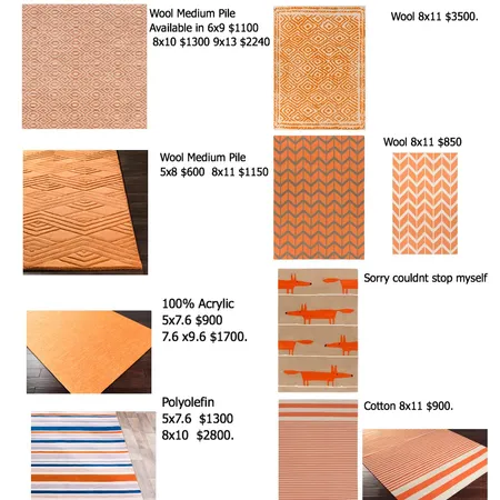 Rugs Orange, Fiona Interior Design Mood Board by Bedside on Style Sourcebook