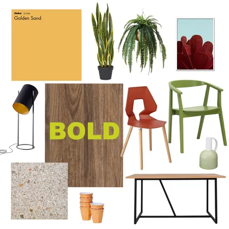 Bold Dining Room Interior Design Mood Board by Choices Flooring on Style Sourcebook