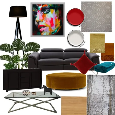 The Living Room Interior Design Mood Board by MLClark on Style Sourcebook