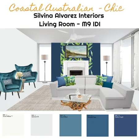 Living room 3D M9 Interior Design Mood Board by Silvina on Style Sourcebook