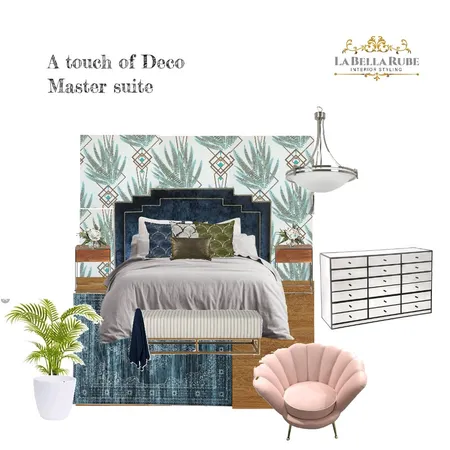 A touch of Deco Interior Design Mood Board by La Bella Rube Interior Styling on Style Sourcebook
