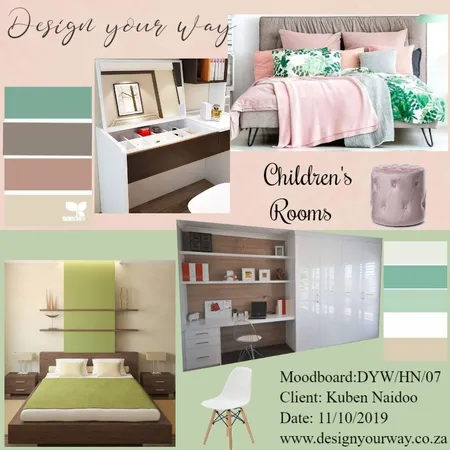 House Naidoo - Children's Rooms Interior Design Mood Board by Mariska Steenkamp on Style Sourcebook