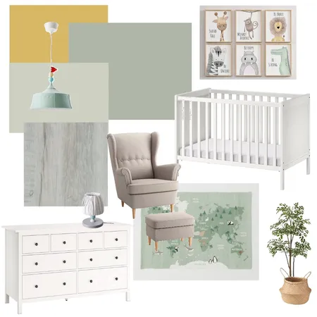 baby bedroom Interior Design Mood Board by Hnouf on Style Sourcebook