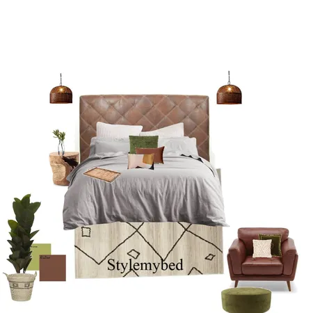 Tribal earth Interior Design Mood Board by stylemybed on Style Sourcebook