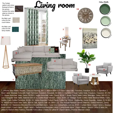 Gondwana green project Interior Design Mood Board by RsKrishna on Style Sourcebook