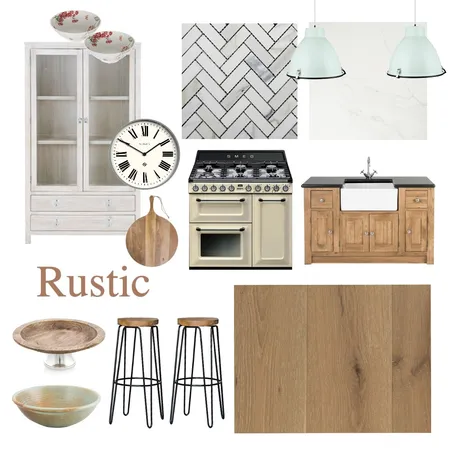 Rustic Kitchen Interior Design Mood Board by Choices Flooring on Style Sourcebook