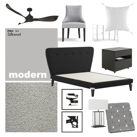 Modern/Sleek Bedroom Interior Design Mood Board by Choices Flooring on Style Sourcebook