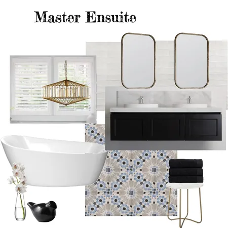 Master Bathroom Interior Design Mood Board by aphraell on Style Sourcebook