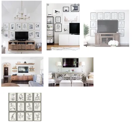 Ideas for decorating around a TV Interior Design Mood Board by ReStyle on Style Sourcebook