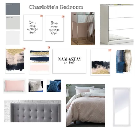 Charlotte's Bedroom Interior Design Mood Board by beckylevers on Style Sourcebook