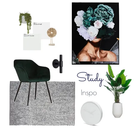 Study Mood Inspo Interior Design Mood Board by melaniem on Style Sourcebook