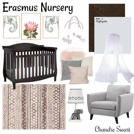 erasmus nursery _ girl Interior Design Mood Board by ChandreSwart on Style Sourcebook