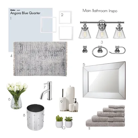 Main Bath Interior Design Mood Board by kamitchell on Style Sourcebook