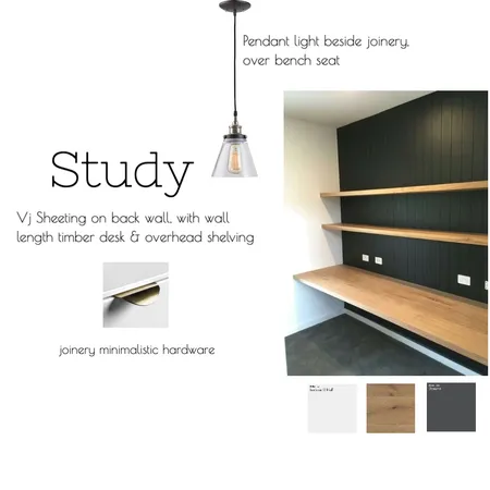 Study Interior Design Mood Board by Olguin Design on Style Sourcebook