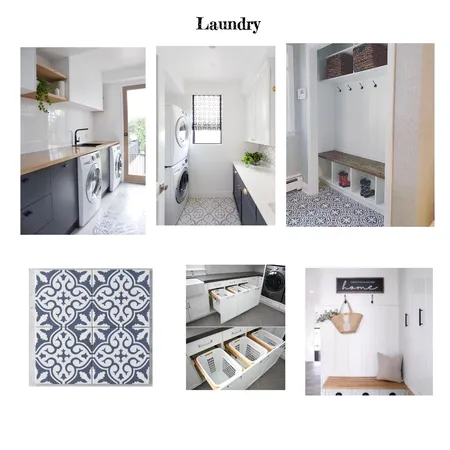 Laundry - Encaustic Interior Design Mood Board by trueblueaussiegal89 on Style Sourcebook