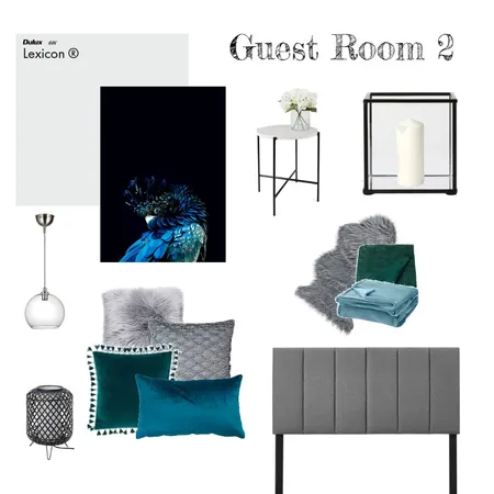Guest Room 2 Interior Design Mood Board by Avril on Style Sourcebook