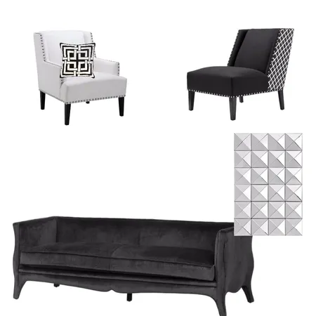 BLACK WHITE &amp; BLACK Interior Design Mood Board by FLƏRISH on Style Sourcebook