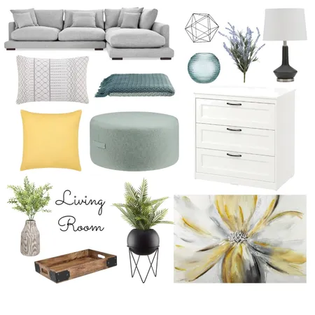 ANDREA - LIVING ROOM Interior Design Mood Board by ddumeah on Style Sourcebook