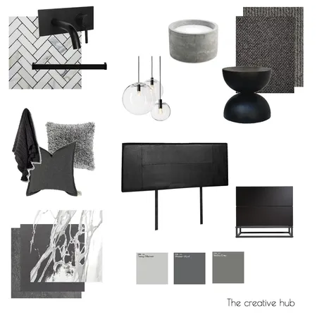 Monochrome Interior Design Mood Board by natkorovilas on Style Sourcebook