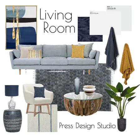 Living Room Interior Design Mood Board by RPressDesign on Style Sourcebook