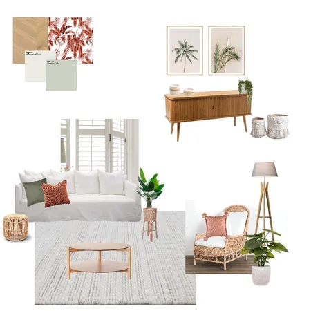 Coastal Living Room Interior Design Mood Board by ShaynaMotson on Style Sourcebook