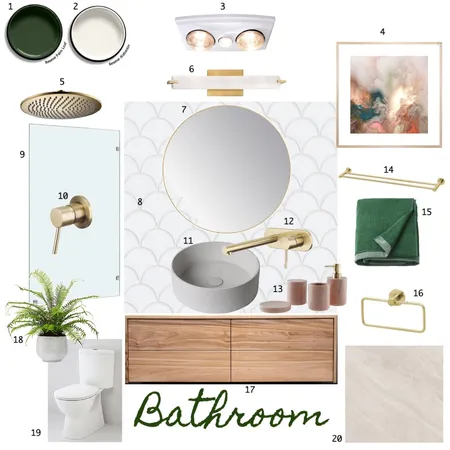 Bathroom Interior Design Mood Board by Mood Indigo Styling on Style Sourcebook