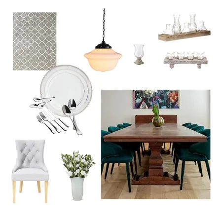 Coastal dining room Interior Design Mood Board by adrienne_dxb on Style Sourcebook