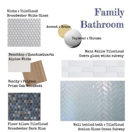 Family bathroom selections Interior Design Mood Board by aphraell on Style Sourcebook