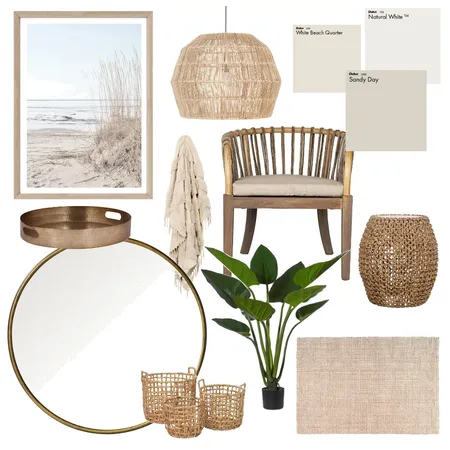 Coastal Boho Interior Design Mood Board by bespokeinteriors on Style Sourcebook