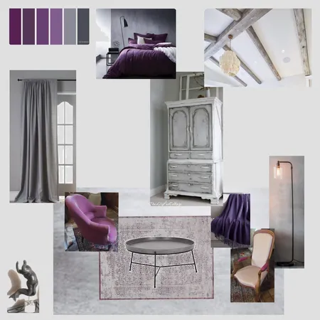 Momo Violet Gris Interior Design Mood Board by yunlu on Style Sourcebook