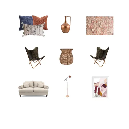 Boho living Interior Design Mood Board by Blitzk on Style Sourcebook