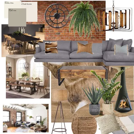 rustic industrial Interior Design Mood Board by Home Interiors on Style Sourcebook