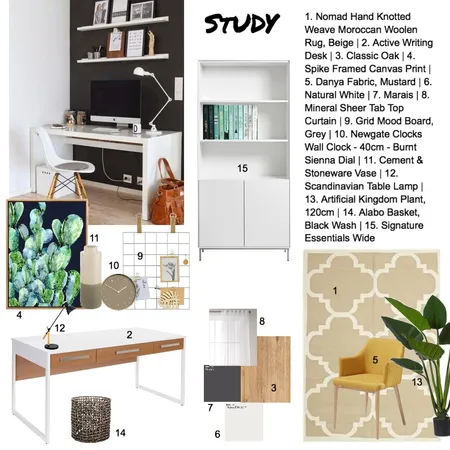 study Interior Design Mood Board by Meitricia on Style Sourcebook