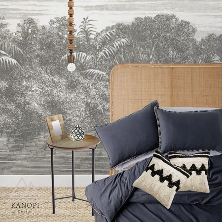 Urban Jungle Themed Bedroom 2 Interior Design Mood Board by Kanopi Interiors & Design on Style Sourcebook