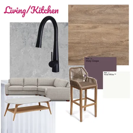 Living/Kitchen update Interior Design Mood Board by kategolder on Style Sourcebook