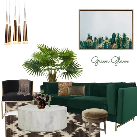Green Glam Interior Design Mood Board by Elements Aligned Interior Design on Style Sourcebook