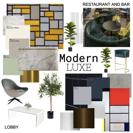 LOBBY &amp; RESTO Interior Design Mood Board by estelabastes on Style Sourcebook