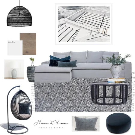 Blue Style Source Interior Design Mood Board by shelleypfister on Style Sourcebook